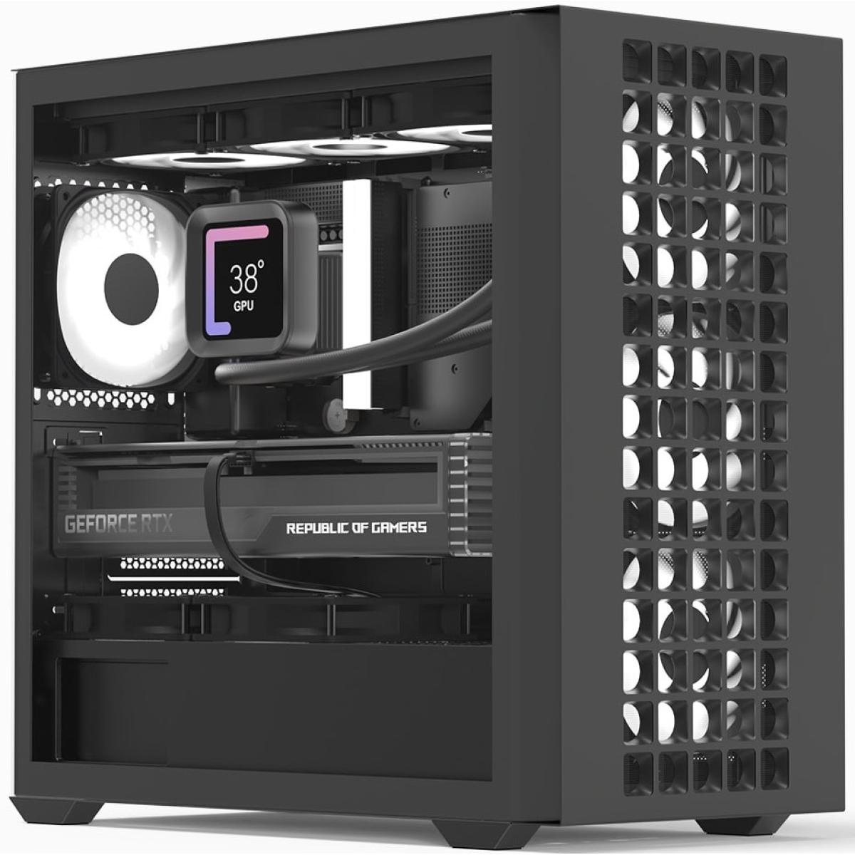 AeroCool D302A ARGB Stylish Mesh mATX Mini Tower Gaming Case (Black) AeroCool D302A ARGB Stylish Mesh mATX Mini Tower Gaming Case (Black)